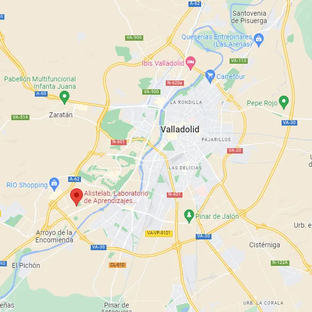 Mapa de ubicación de Alistelab
